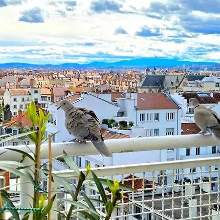Plein Sud Terrasse Garage Netflix Climatisation Apartmán Lyon